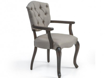 Dining room designer Chesterfield chair wood luxury style modern upholstered chair new